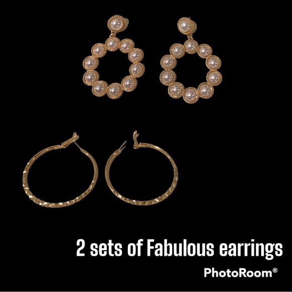 2 pairs of beautiful earrings! Really cute and ready to go! See details below - Picture 4 of 7